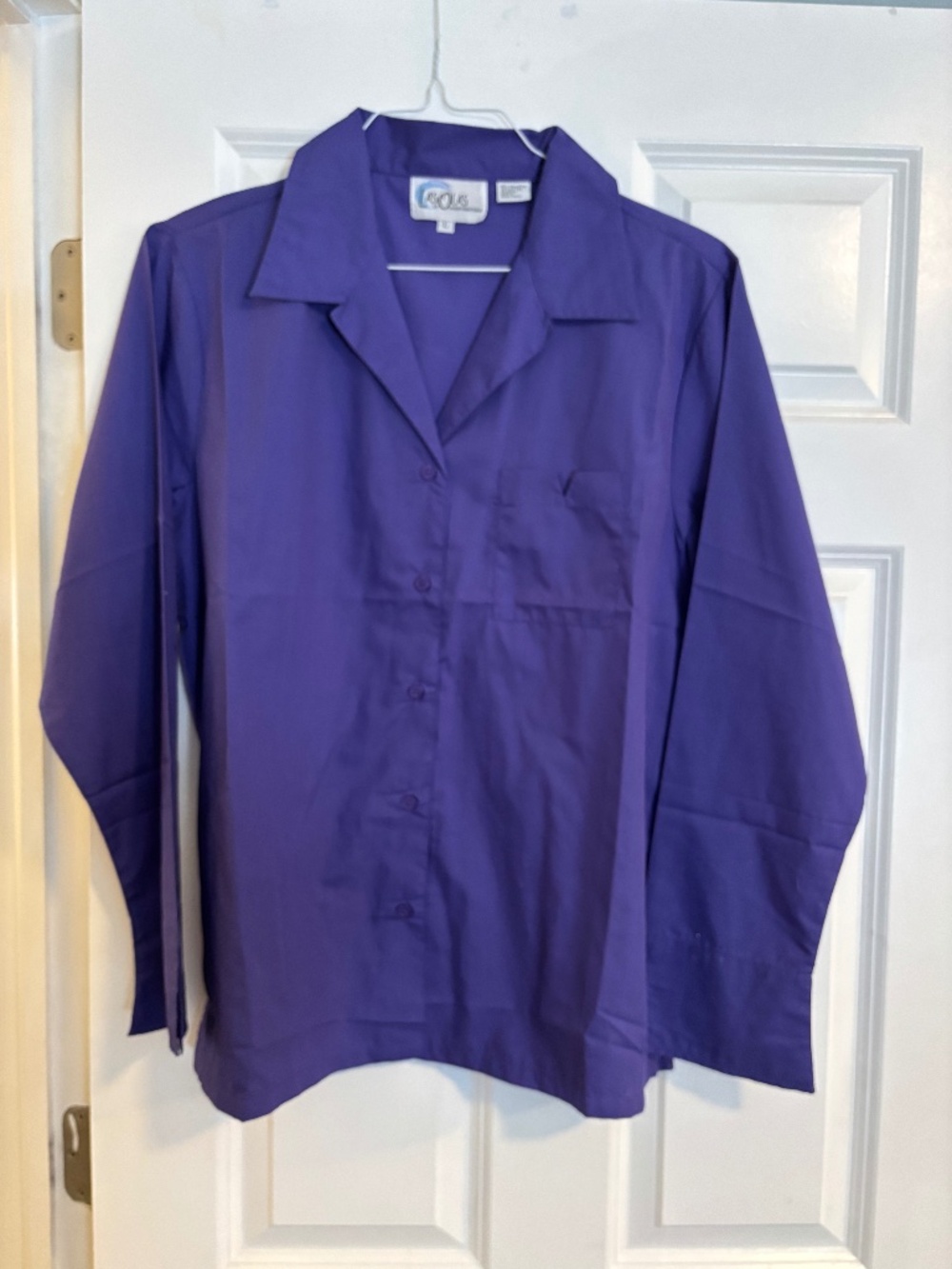 Purple lightweight blouse size L